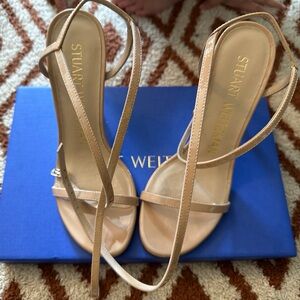 Stuart Weitzman Barleynude 100 Wrap Sandal
